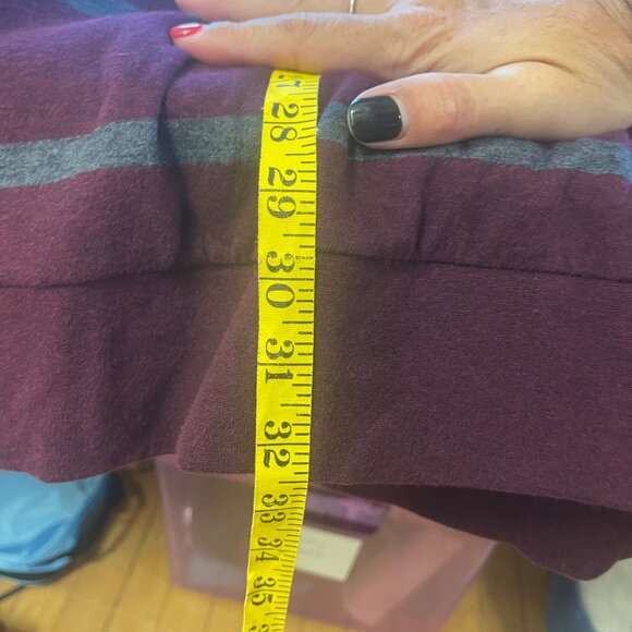 NWT Polo Ralph Lauren Men's Luxury Jersey Striped 1/4-Zip Pullover Burgundy XXL - Picture 8 of 8